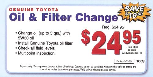 Carson honda oil change coupons #5